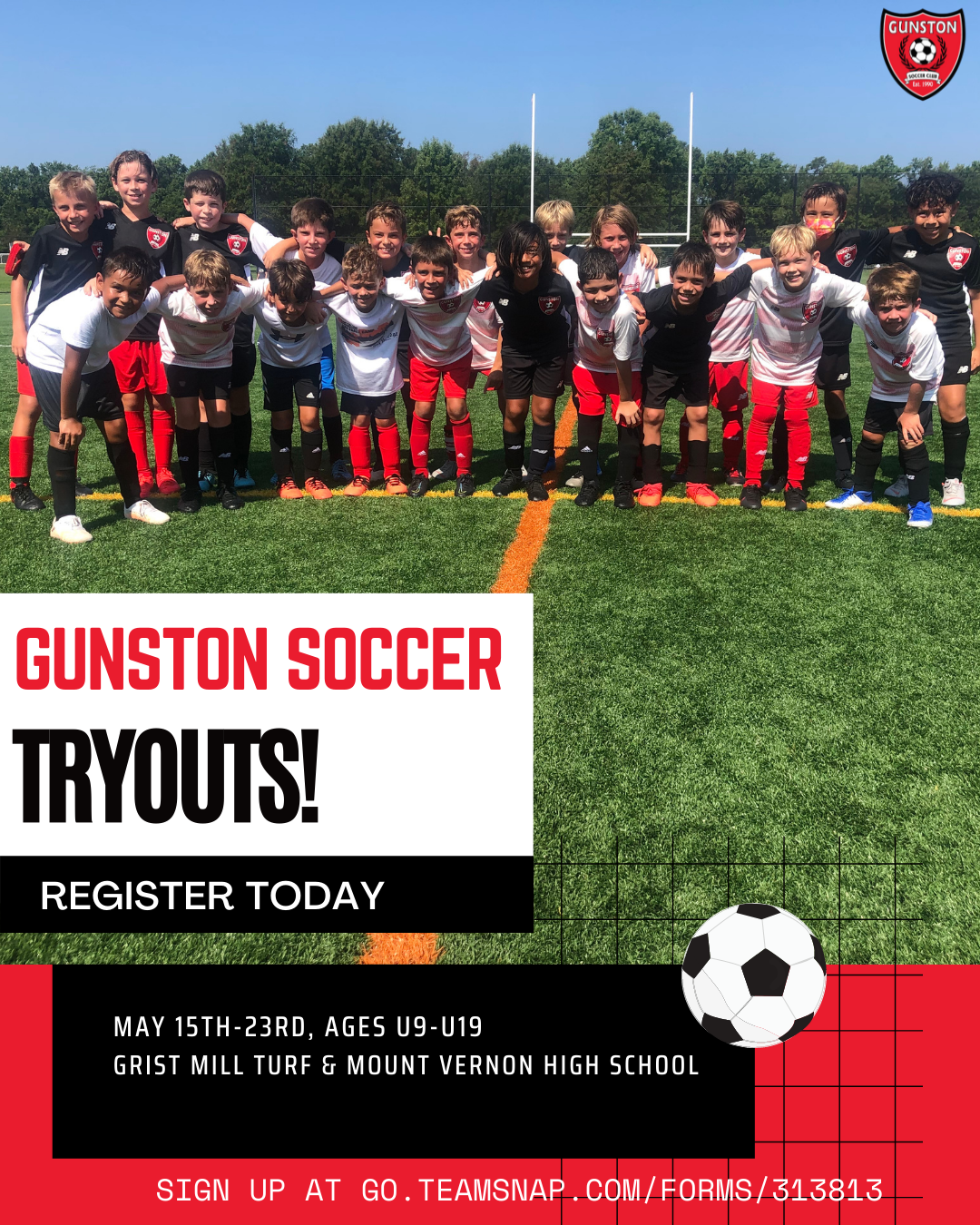 Gunston Tryout Flyer 2 Gunston Tryout Flyer 2
