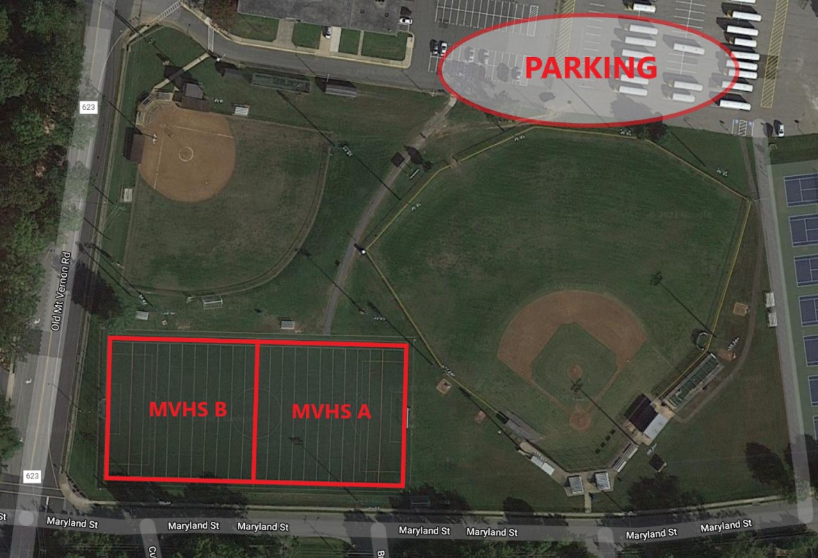 MVHS Practice Field Map