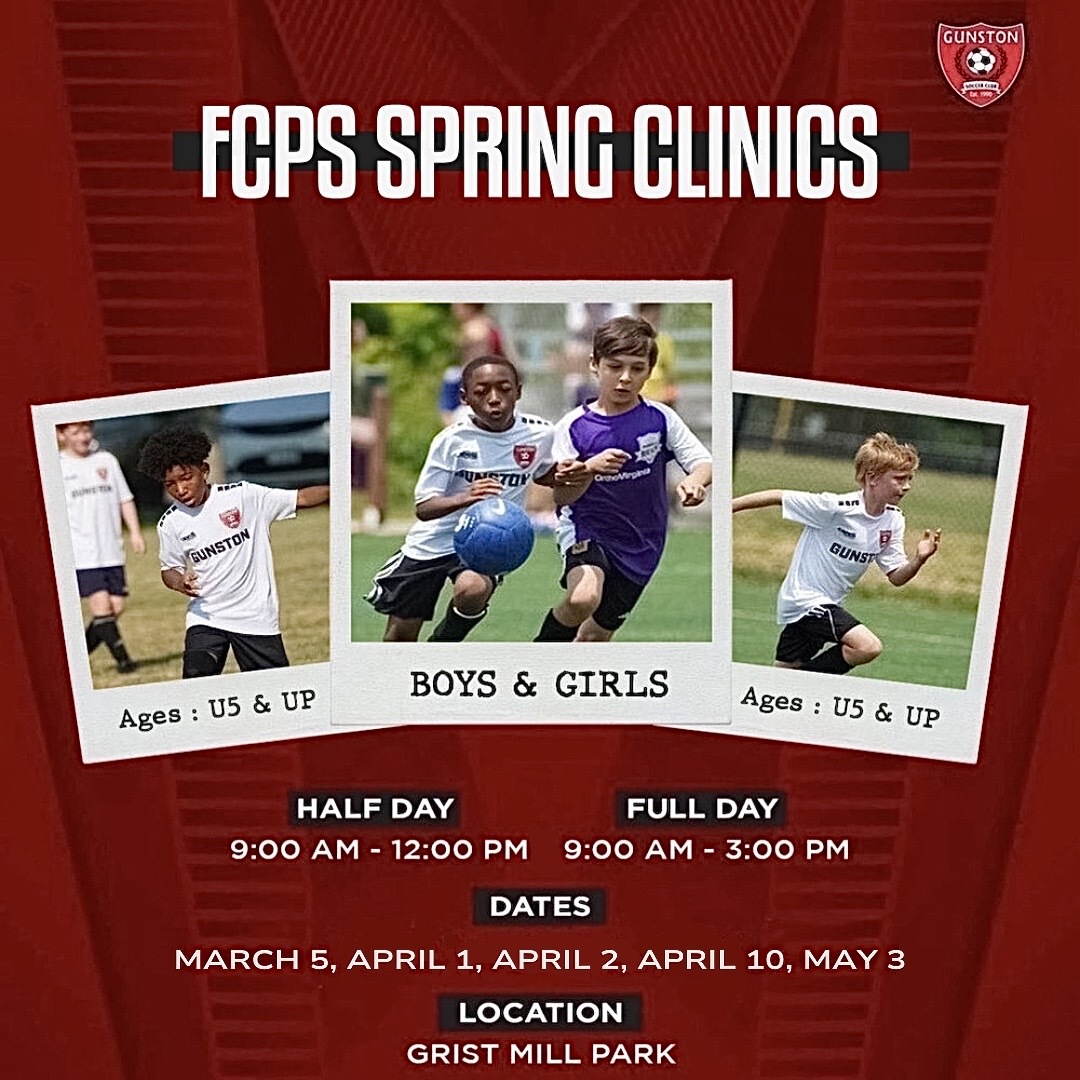 FCPS Student Holiday Clinic Series (SPRING ’24) Gunston Soccer Club
